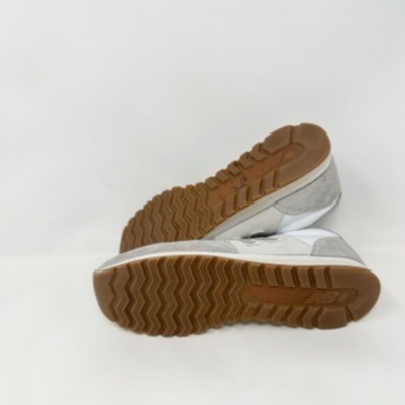 New Balance 520 Suede Gray Ivory Sneakers 9 - Picture 5 of 5